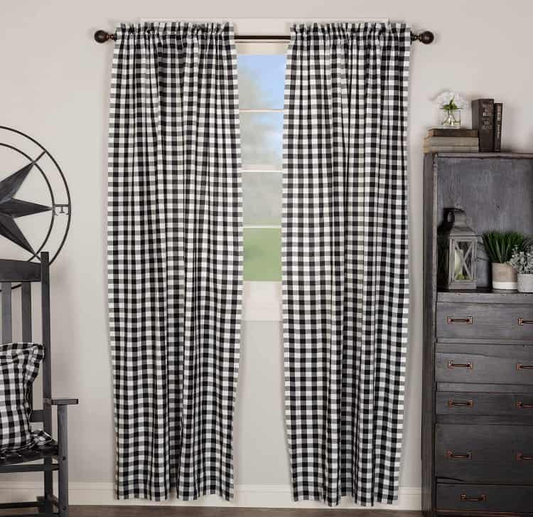 Annie Buffalo Check Curtain Panel Set