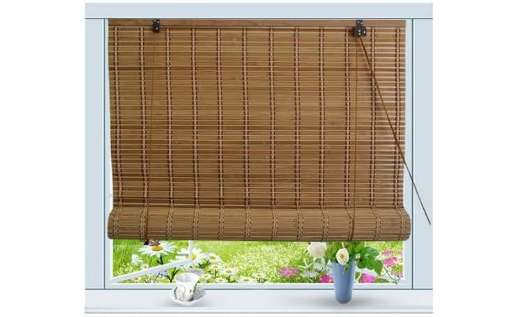 Asian Home Bamboo Roll Up Blinds