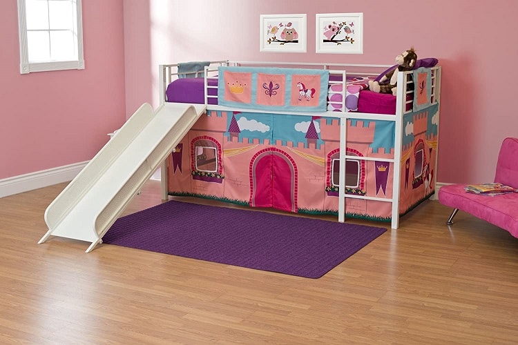 DHP Princess Castle bunk bed curtains