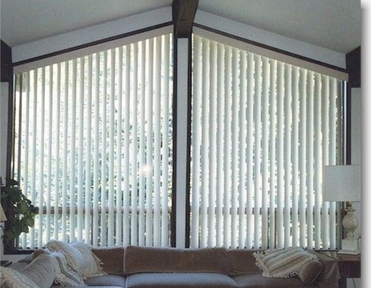 Everglide Angle Top Vertical Blinds