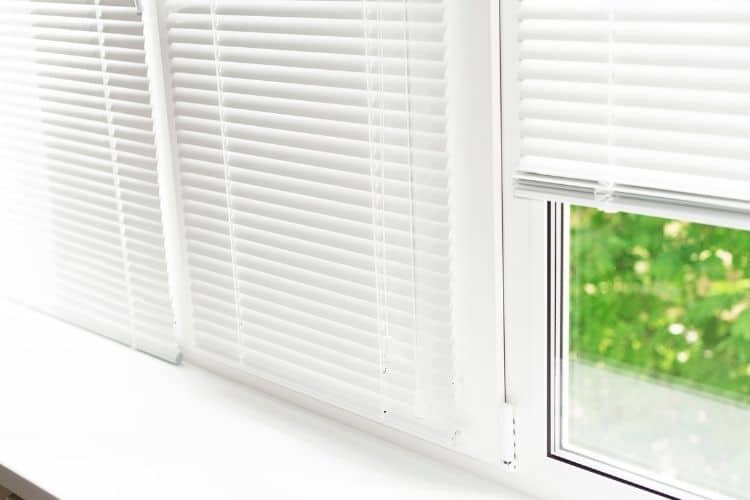 White Venetian Blinds