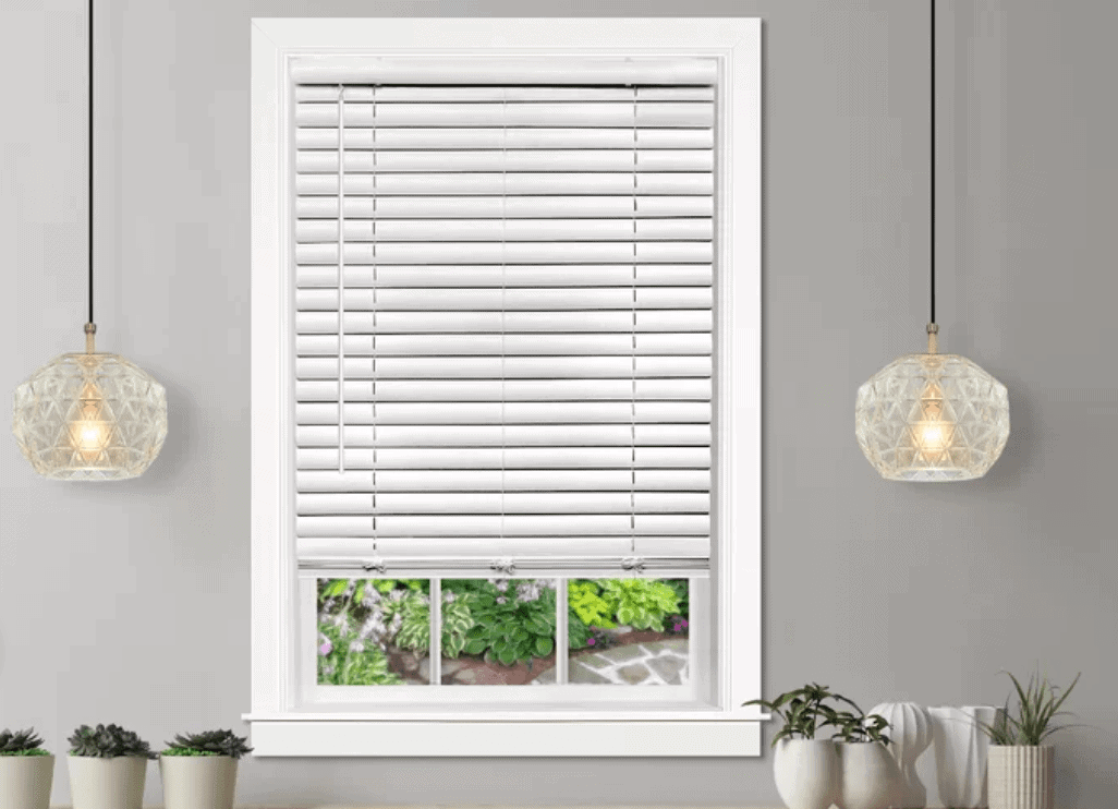 Luna Cordless Vinyl Semi-Sheer Venetian Blinds