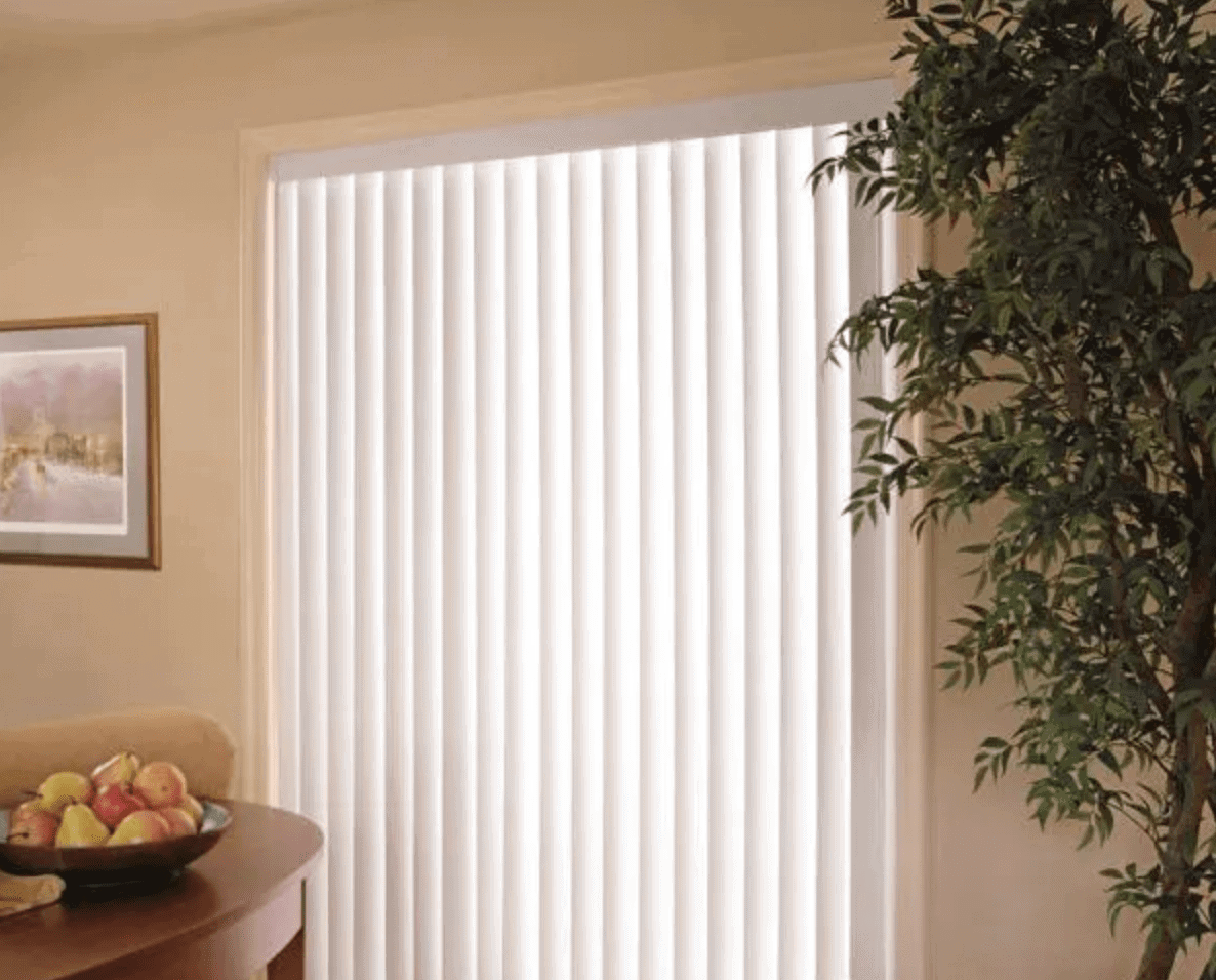 White Light Filtering Vertical Blinds