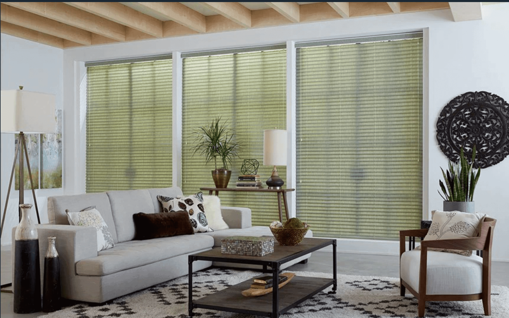 2 Inch Light Filtering Fabric Blinds