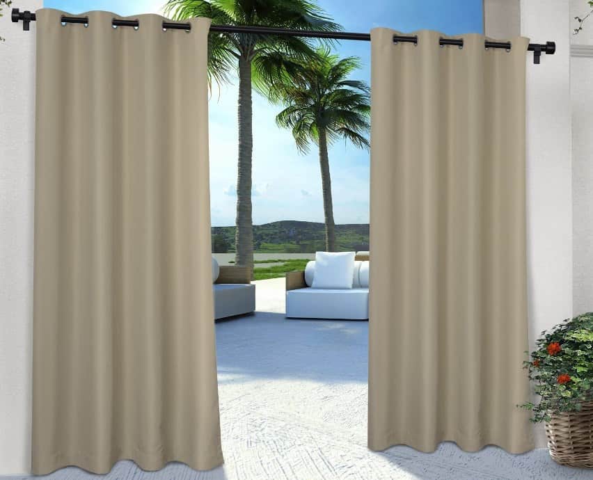 Exclusive Home Outdoor Grommet Curtain