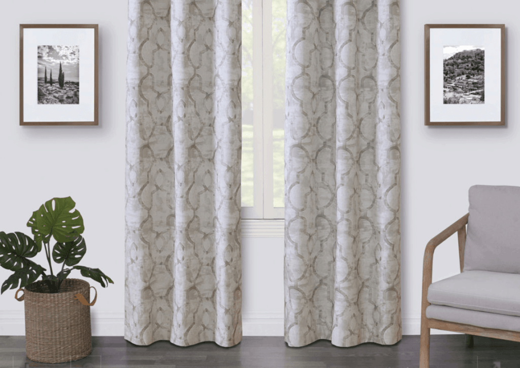 Max Blackout Emerson Scroll Curtains