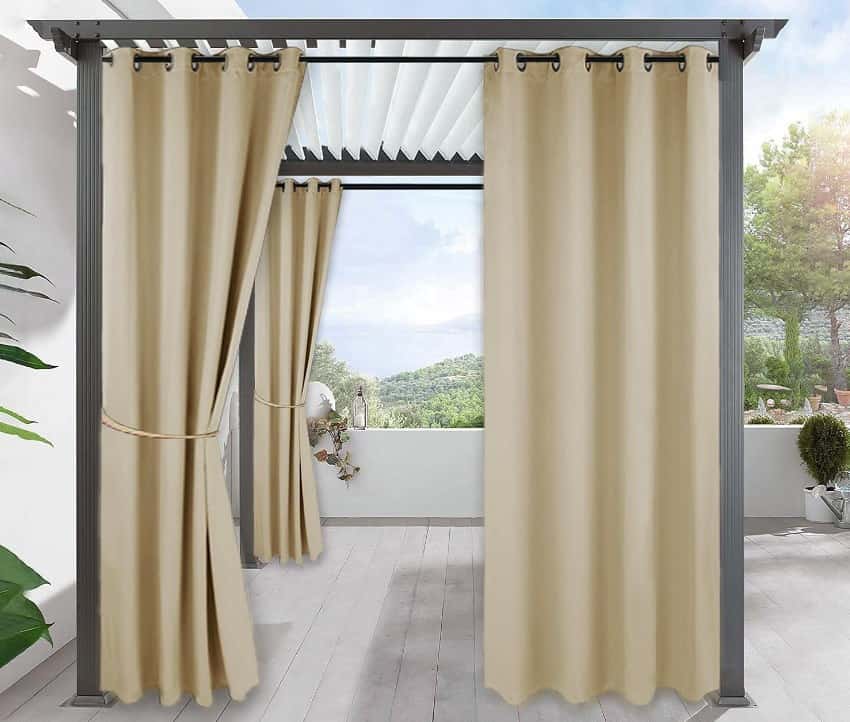 RYB HOME Patio Curtains