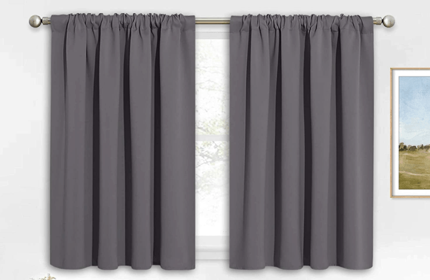 RYB Short Black Curtains