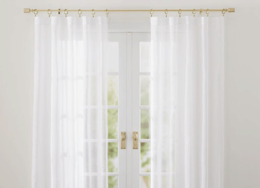 White Sheer Curtains Fabrics