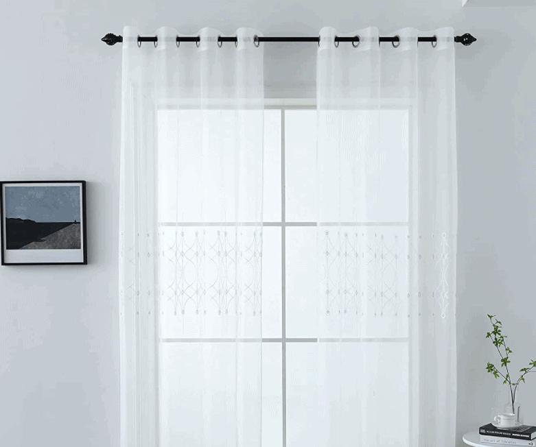 Zunchang White Sheer Curtains